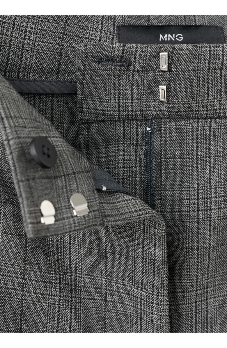 MANGO High Waist Wide Leg Pants, Alternate, color, Grey