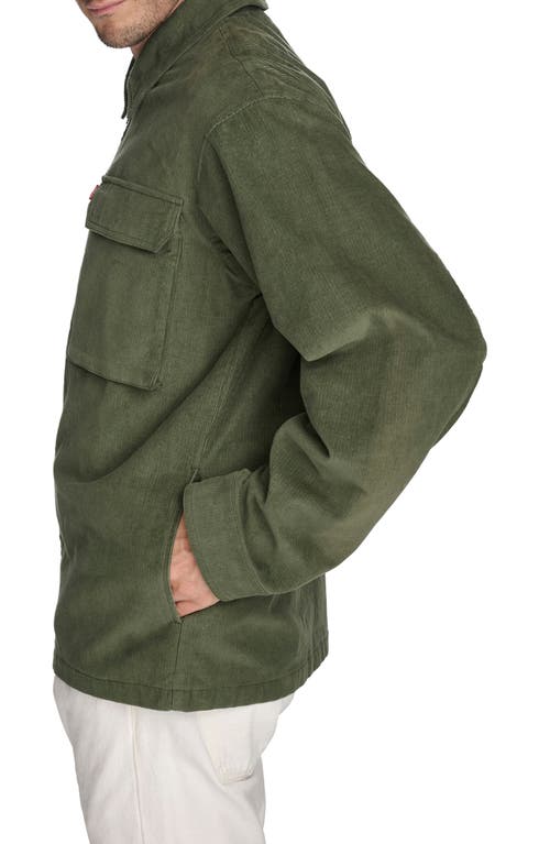 Levi's Corduroy Shacket In Grapeleaf