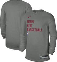 Nike Unisex Nike Heather Gray Miami Heat 2023/24 Legend On-Court Practice Long Sleeve T-Shirt