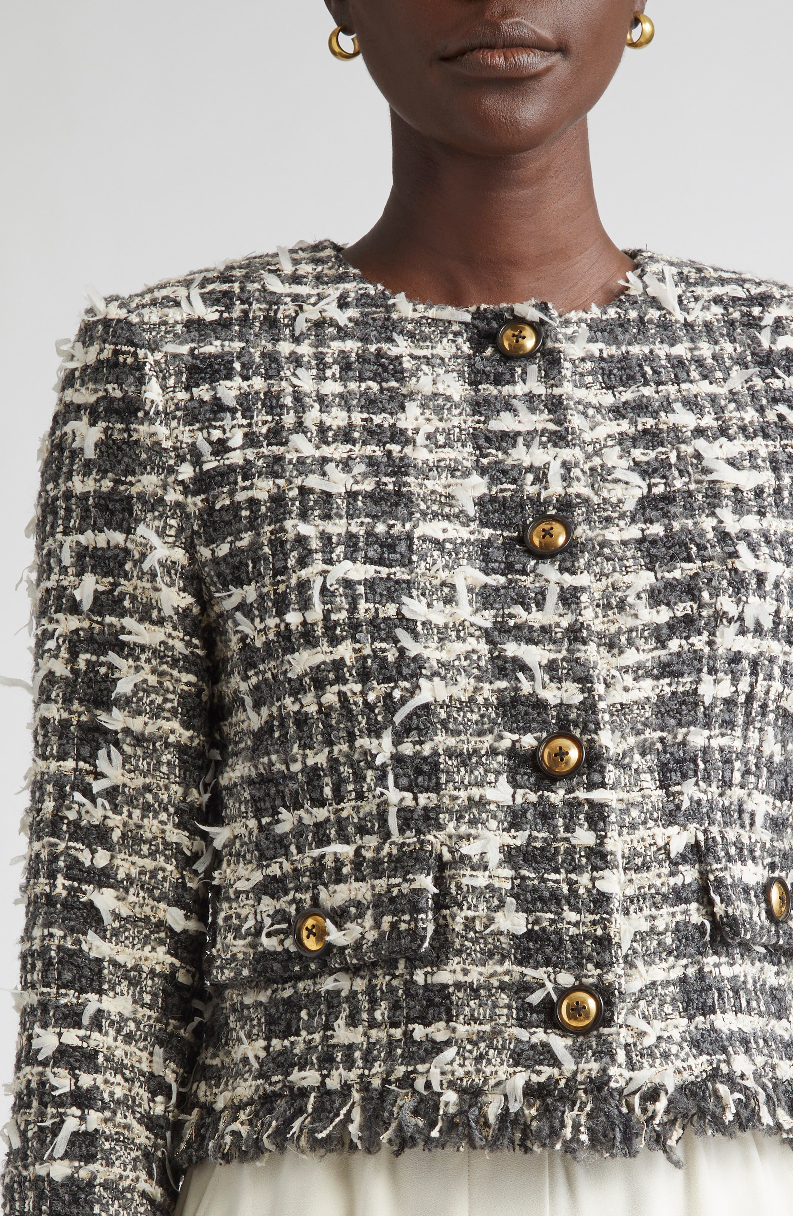 Eyelash Tweed Jacket (Women) | Nordstrom