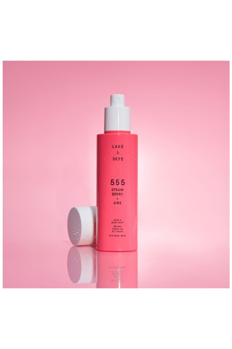 555 Strawberry + Aire Hair & Body Mist, Alternate, color, STRAWBERRY AIRE
