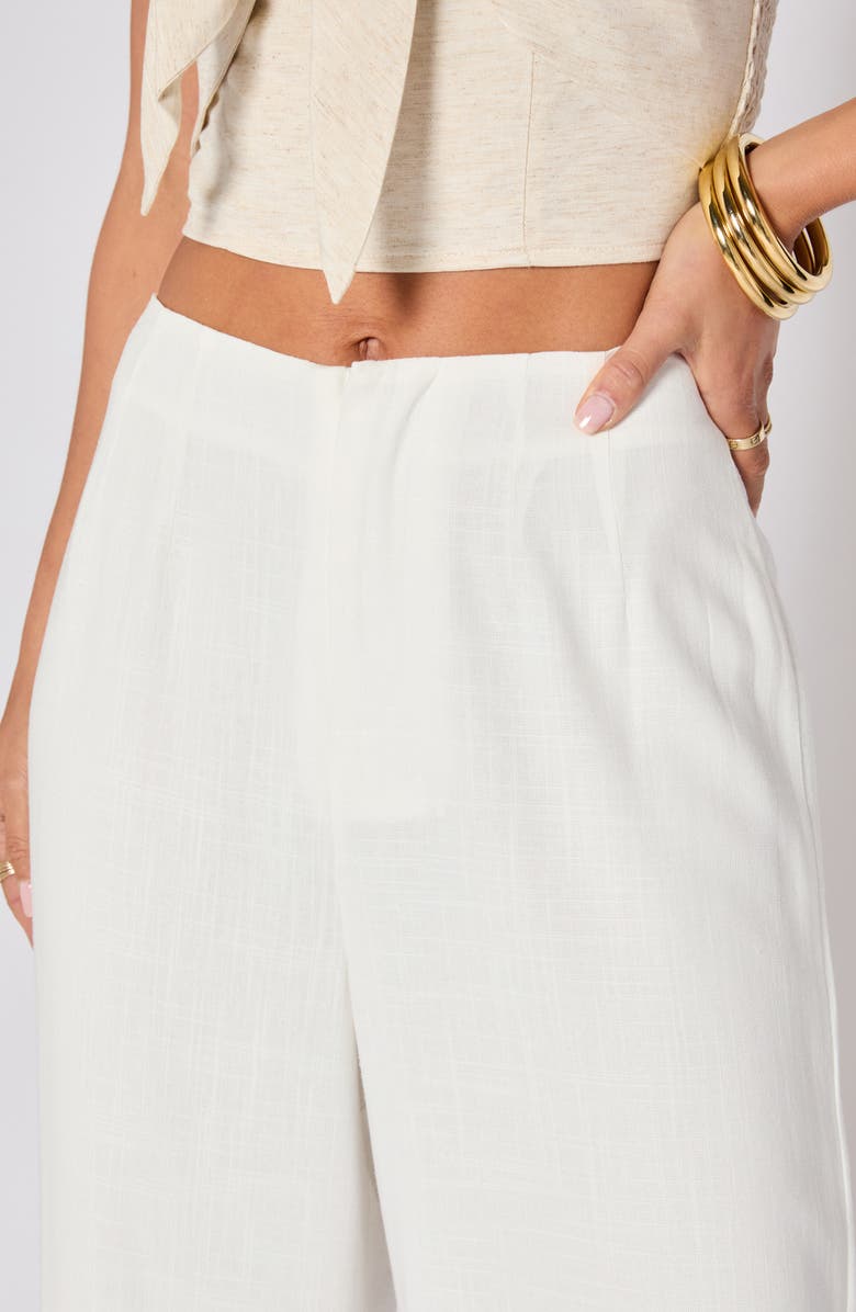 VICI Collection Brunch Ready Wide Leg Pants, Alternate, color, White