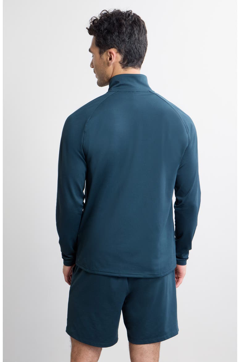 Live-In Half Zip Pullover, Alternate, color, GREEN MAGICAL