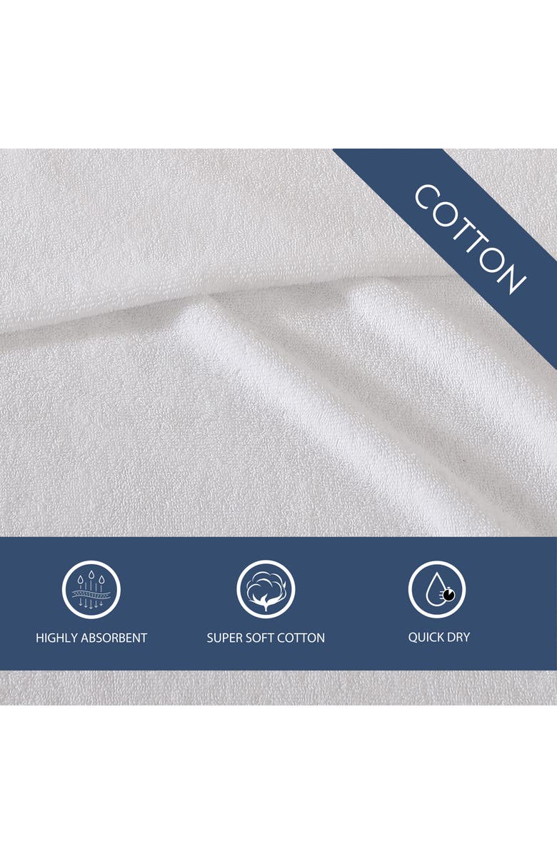 Tommy Bahama Island Retreat Set of 12 Washcloths, Alternate, color, White