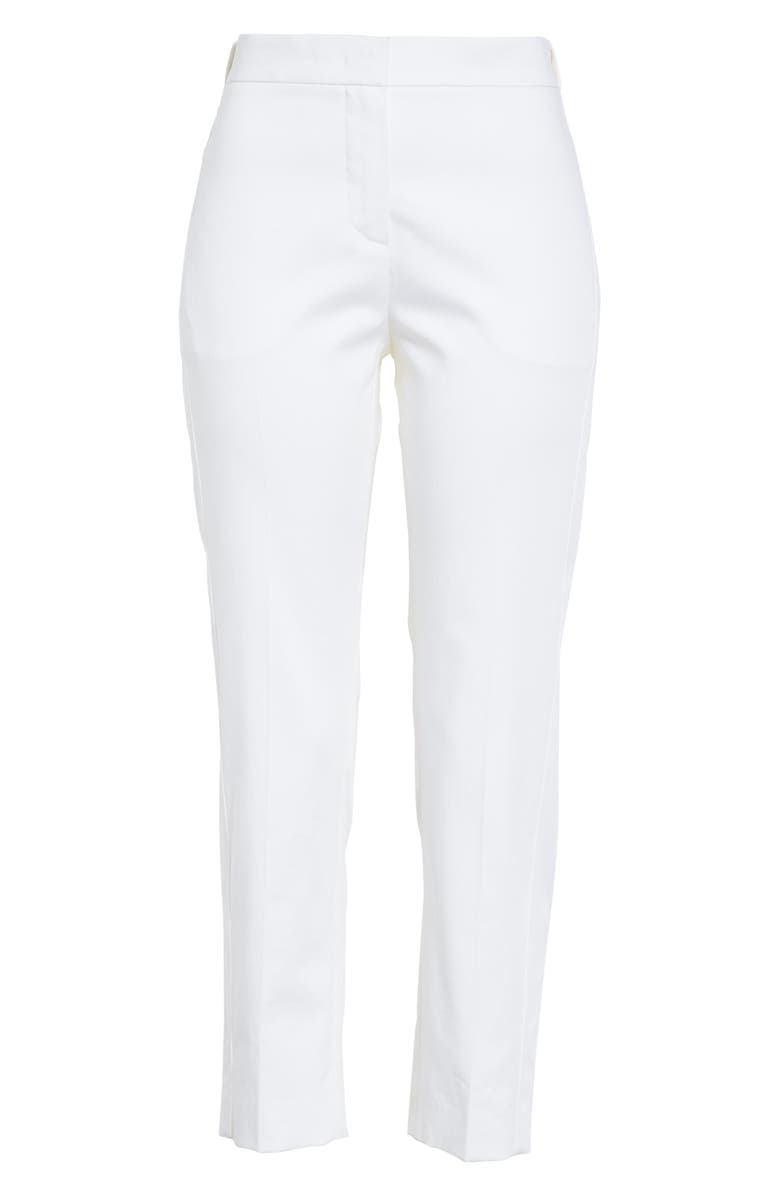 Max Mara Papy Crop Stretch Cotton Pants, Alternate, color, 