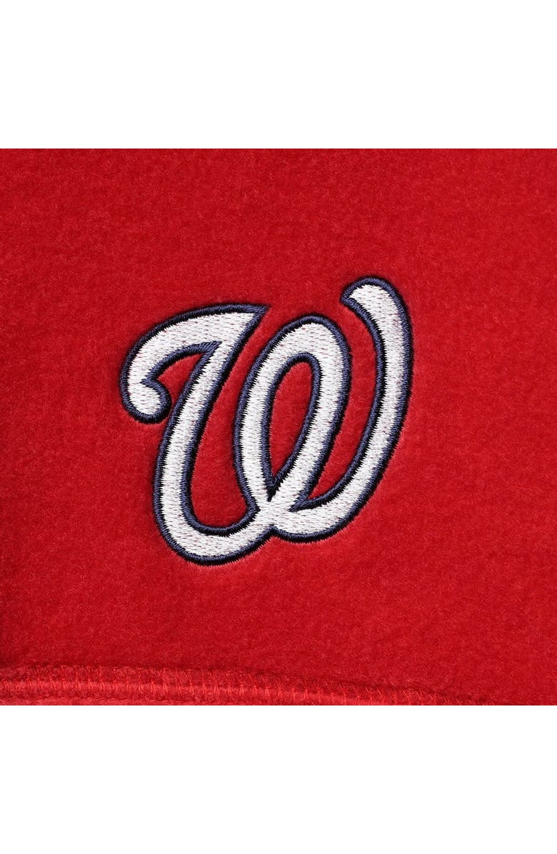 Columbia Men's Columbia Red Washington Nationals Steens Mountain Half-Snap Jacket, Alternate, color,