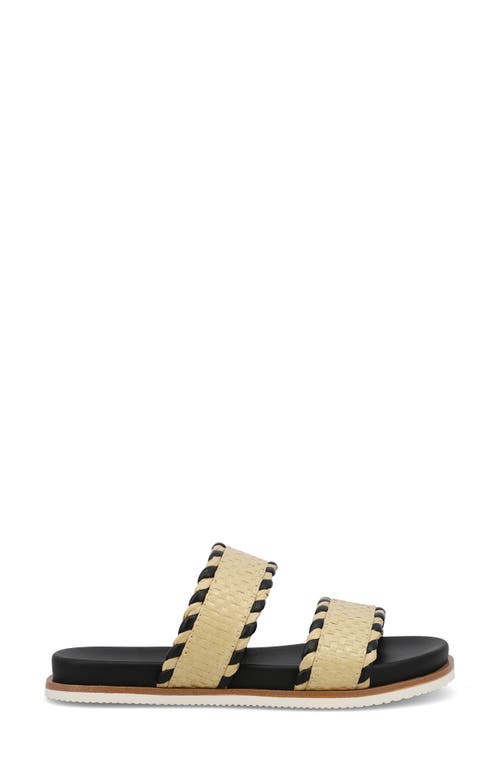 Mia Vella Two-strap Sandal In Brown