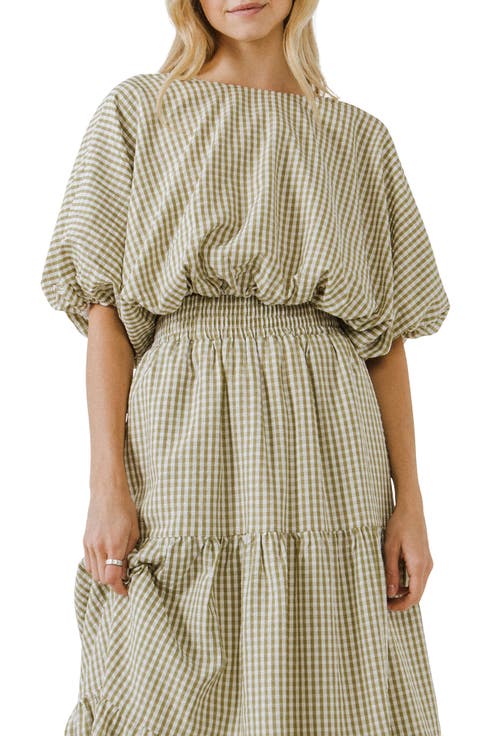 Dolman Sleeve Crop Top