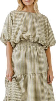 English Factory Dolman Sleeve Crop Top