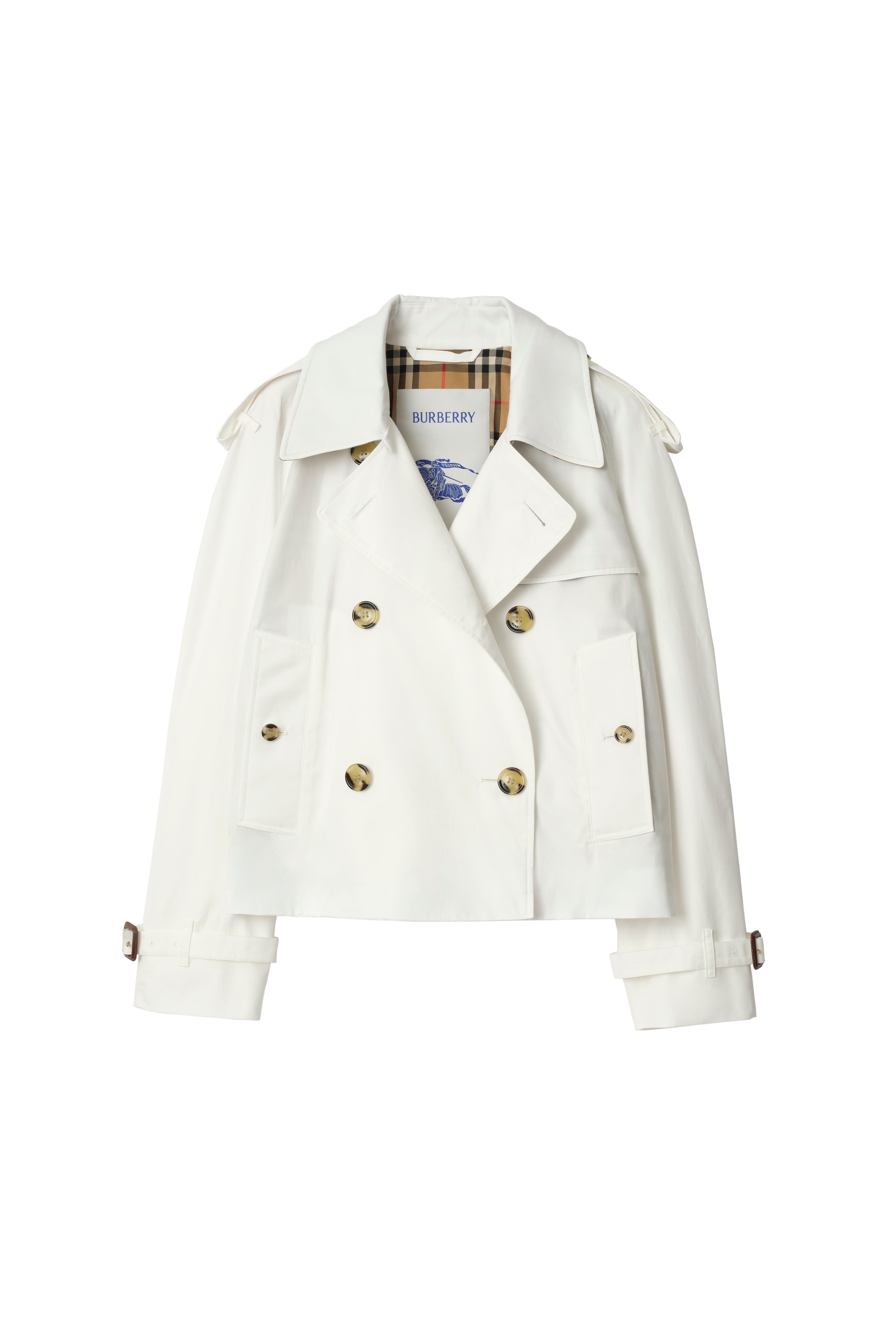 Cropped Mayfair Heritage Trench Jacket - image 4