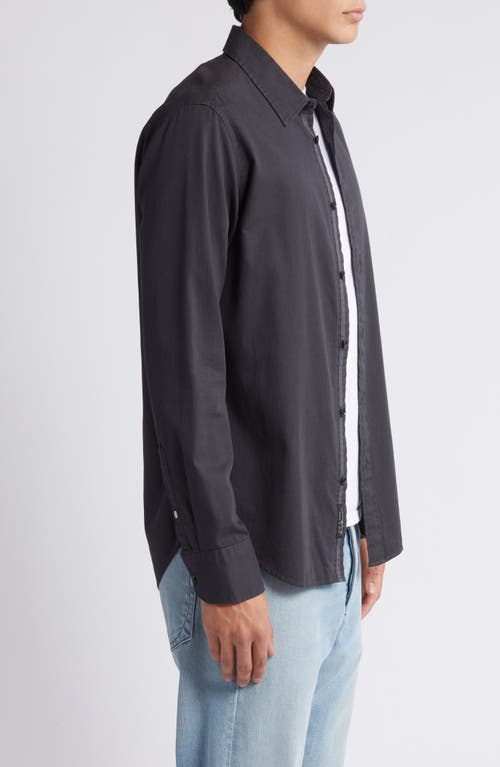 Rag & Bone Tomlin Cotton Dobby Button-up Shirt In Blue