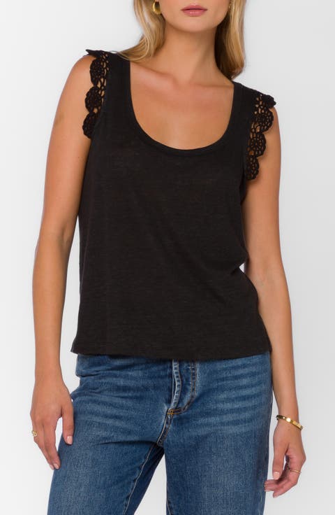 Waverly Scoop Neck Linen Tank