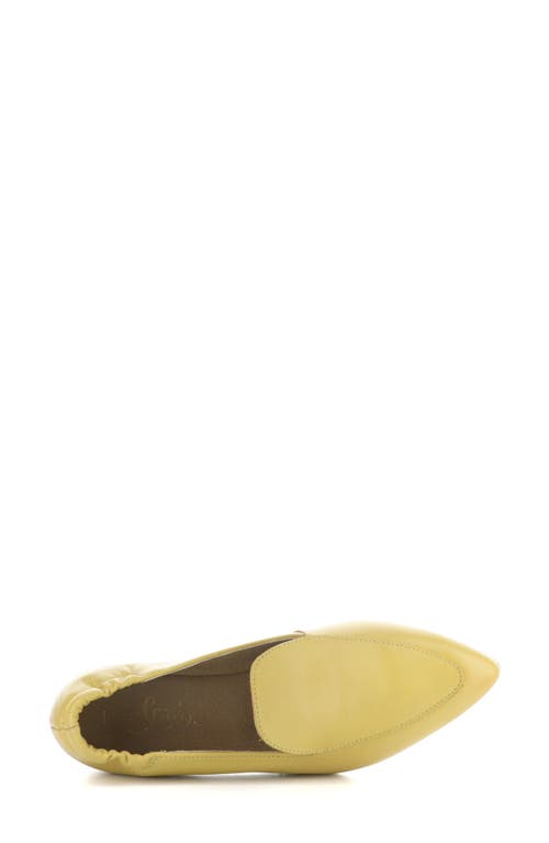 Bos. & Co. Nikki Loafer In Yellow