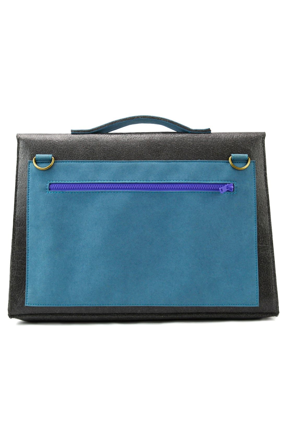 Mad Rabbit Kicking Tiger 'Mateo' Briefcase, Alternate, color, 