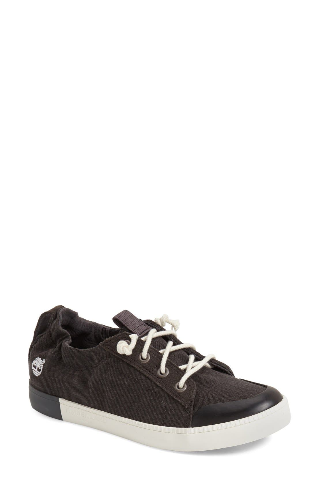 'Newport Bay' Sneaker, Main, color, BLACK CANVAS