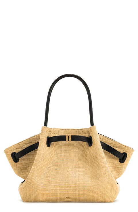 Medium Hana Faux Straw Tote