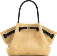 JW PEI Medium Hana Faux Straw Tote