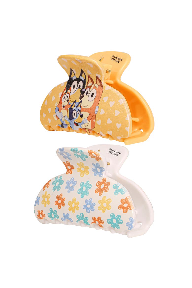 Hair Clips 2-Piece Set Official License, Medium Claw Clips for Hair, Alternate, color, Yellow