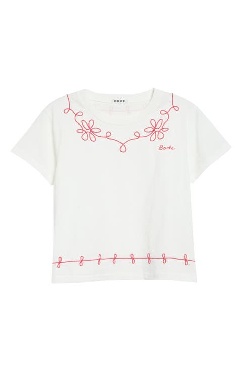 Lasso Embroidered Cotton T-Shirt