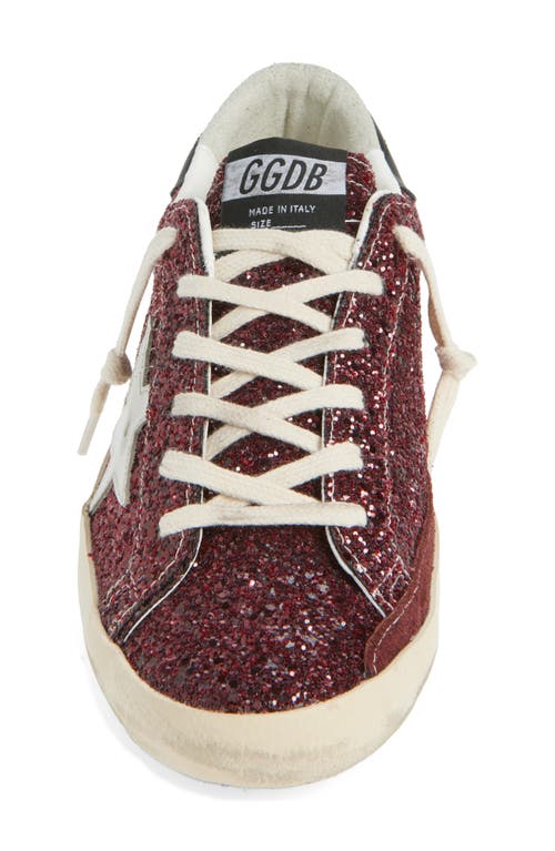 Golden Goose Super-star Glitter Low Top Sneaker In Multi