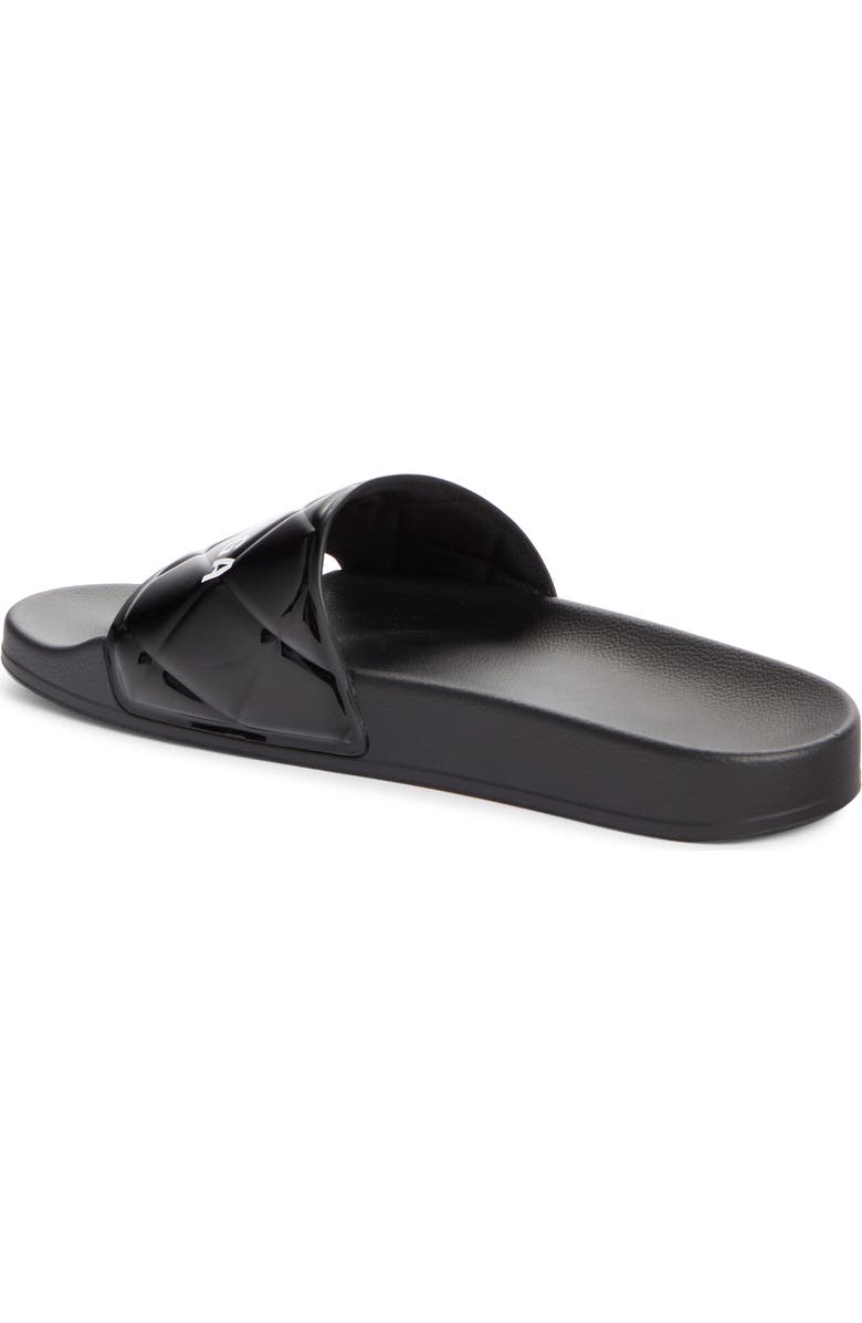 Balenciaga Patent Leather Slide Sandal, Alternate, color,