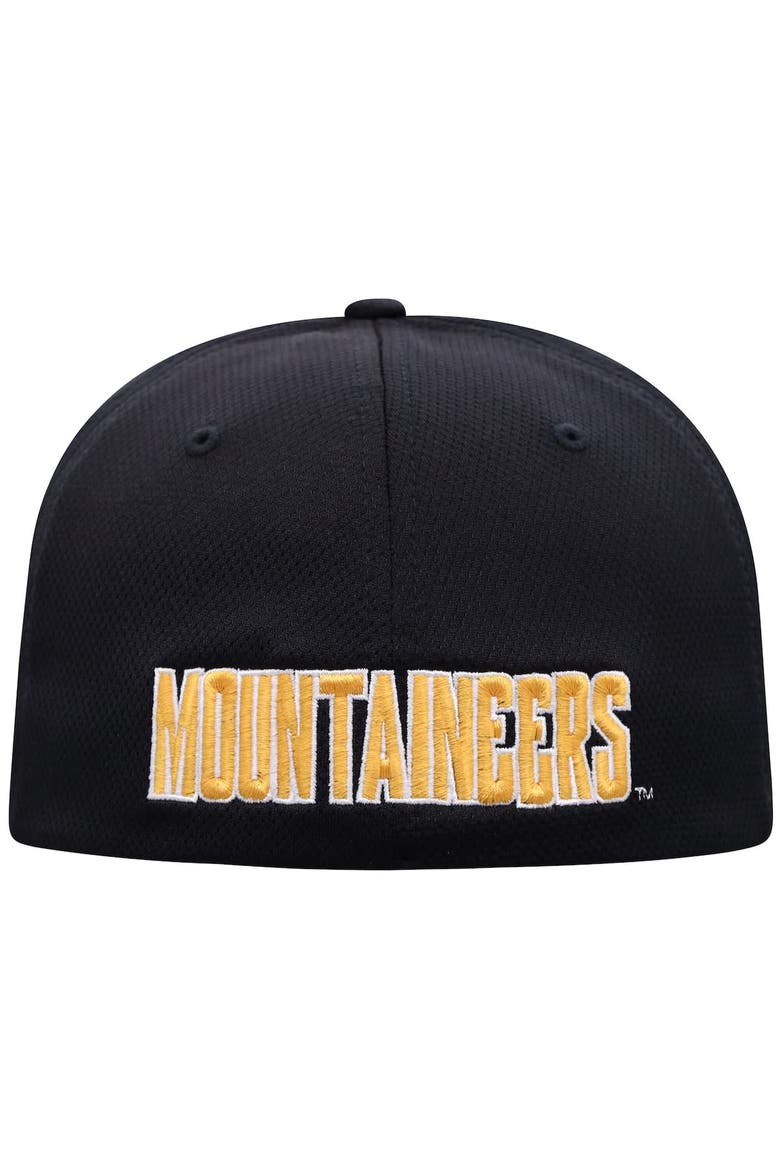 Men's Top of the World Black Appalachian State Mountaineers Reflex Flex Hat, Alternate, color, Black