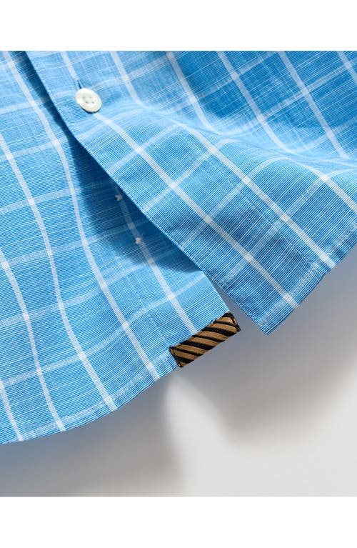 Billy Reid Hutcheson Plaid Button-up Sport Shirt In Blue/white