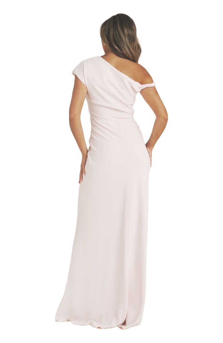 Six Stories Robyn Asymmetrical Twist Maxi Dress, Alternate, color, Pale Pink