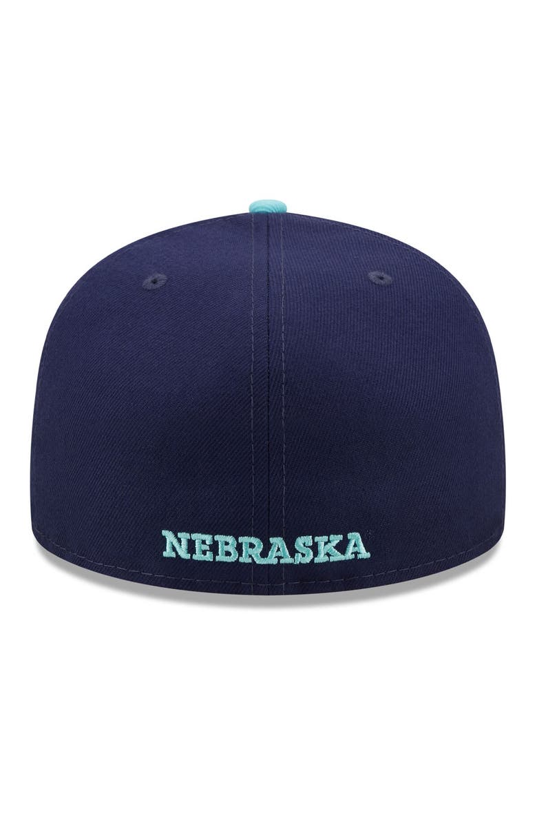 New Era Men's New Era Navy/Light Blue Nebraska Huskers 59FIFTY Fitted Hat, Alternate, color, 