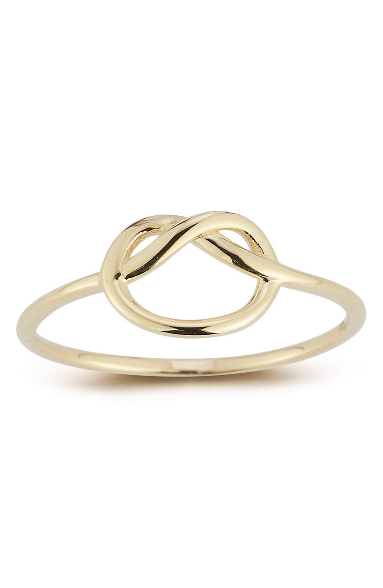 Ember Fine Jewelry Love Knot Ring, Alternate, color, Gold