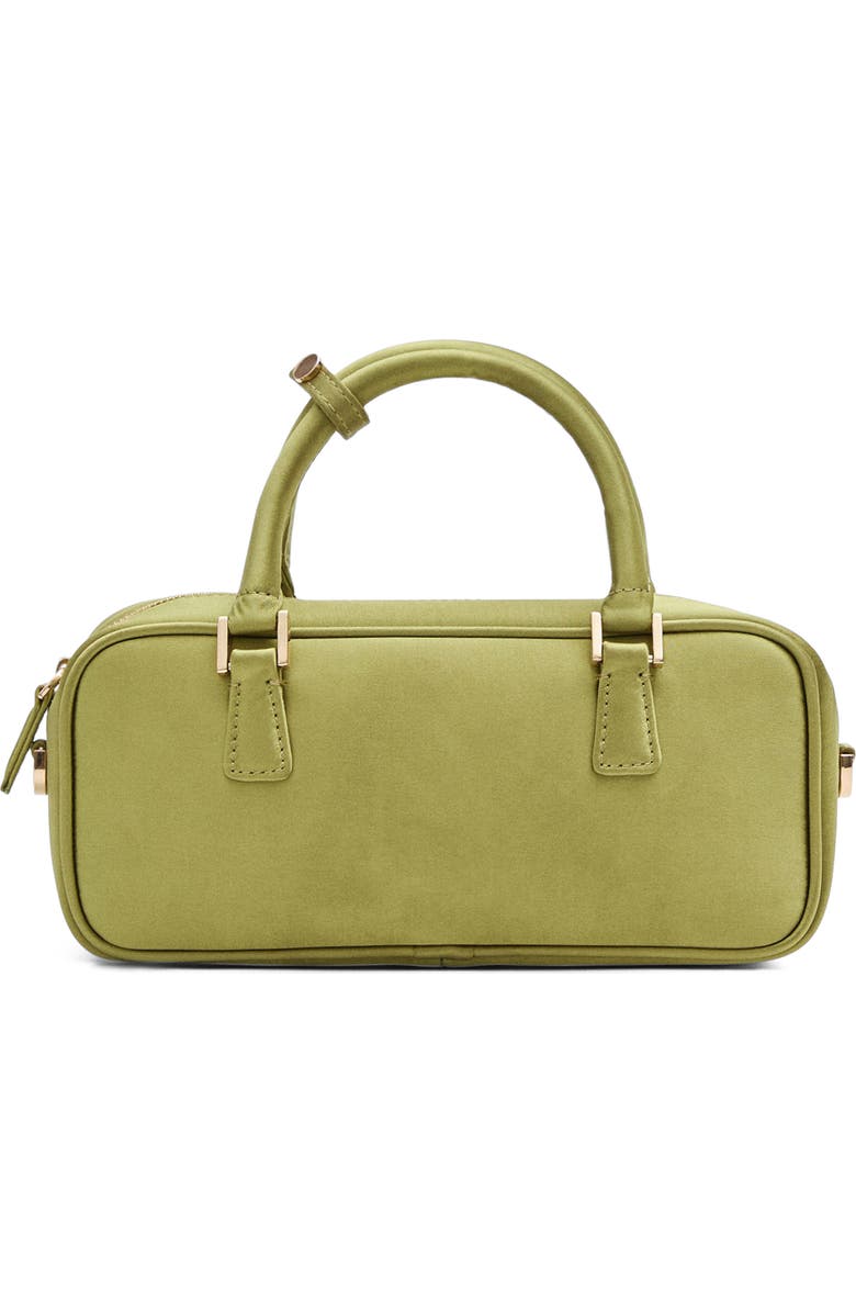 MANGO Mini Satin Top Handle Bag, Main, color,