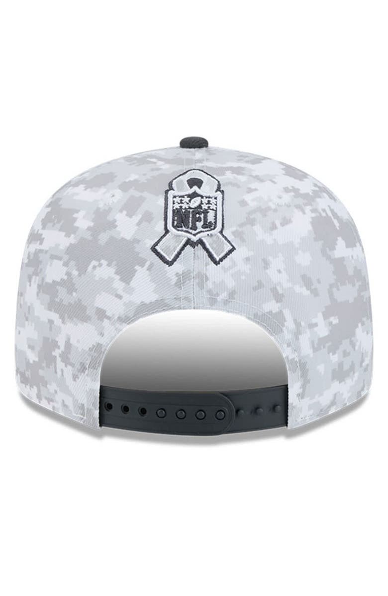 New Era Men's New Era  White/Graphite Jacksonville Jaguars 2024 Salute To Service 9FIFTY Snapback Hat, Alternate, color, White