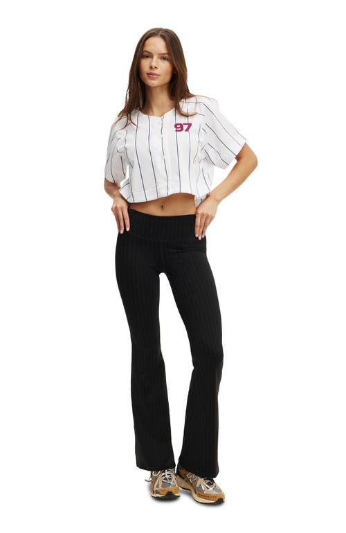 Cotton On Body Active Mesh Raglan Graphic Tee In White