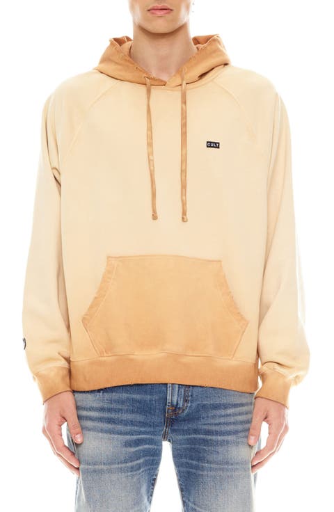 Distressed Two-Tone Hoodie