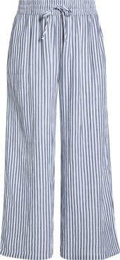 Caslon® Stripe Pull-On Wide Leg Pants