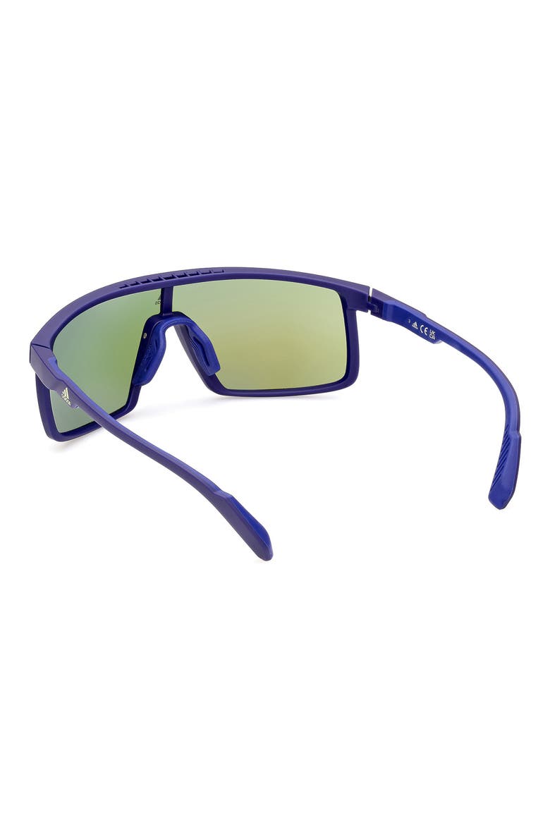 Shield Sunglasses, Alternate, color, BLUE / MIRROR VIOLET
