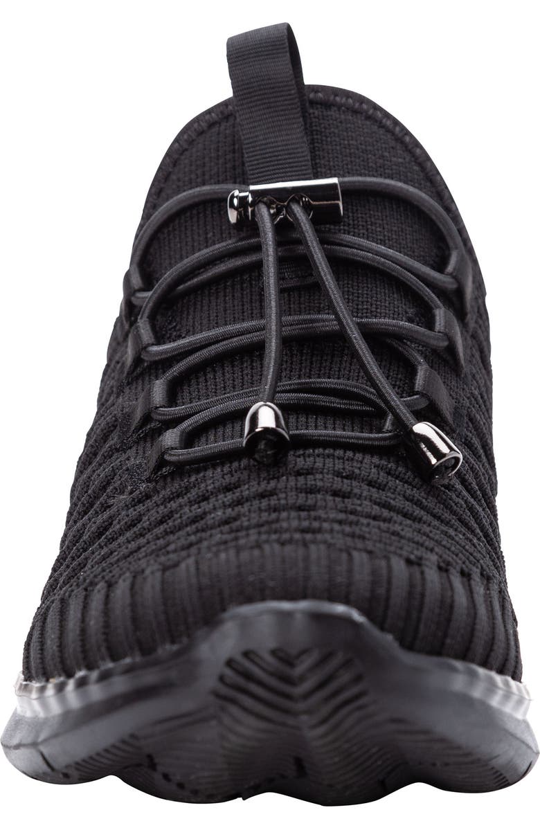 Propét Travelbound Sneaker, Alternate, color, Black Fabric