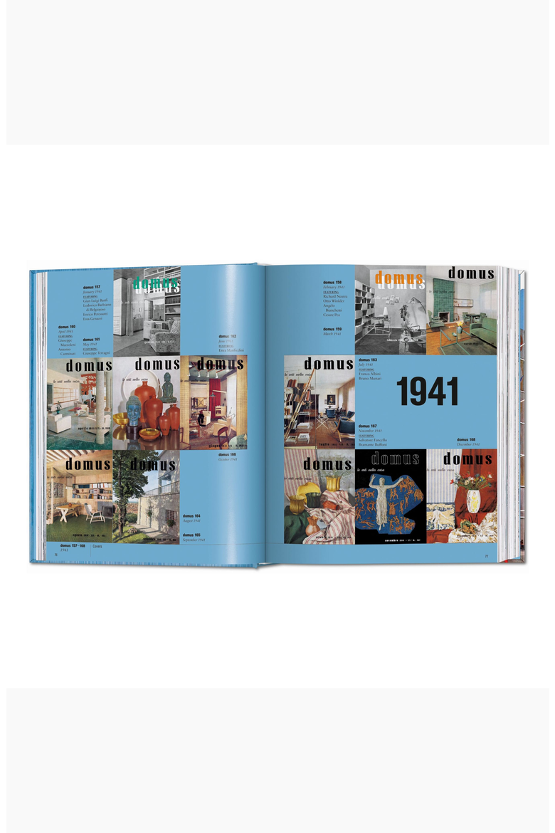 domus 1940-1949 Book, Alternate, color, Medium Blue