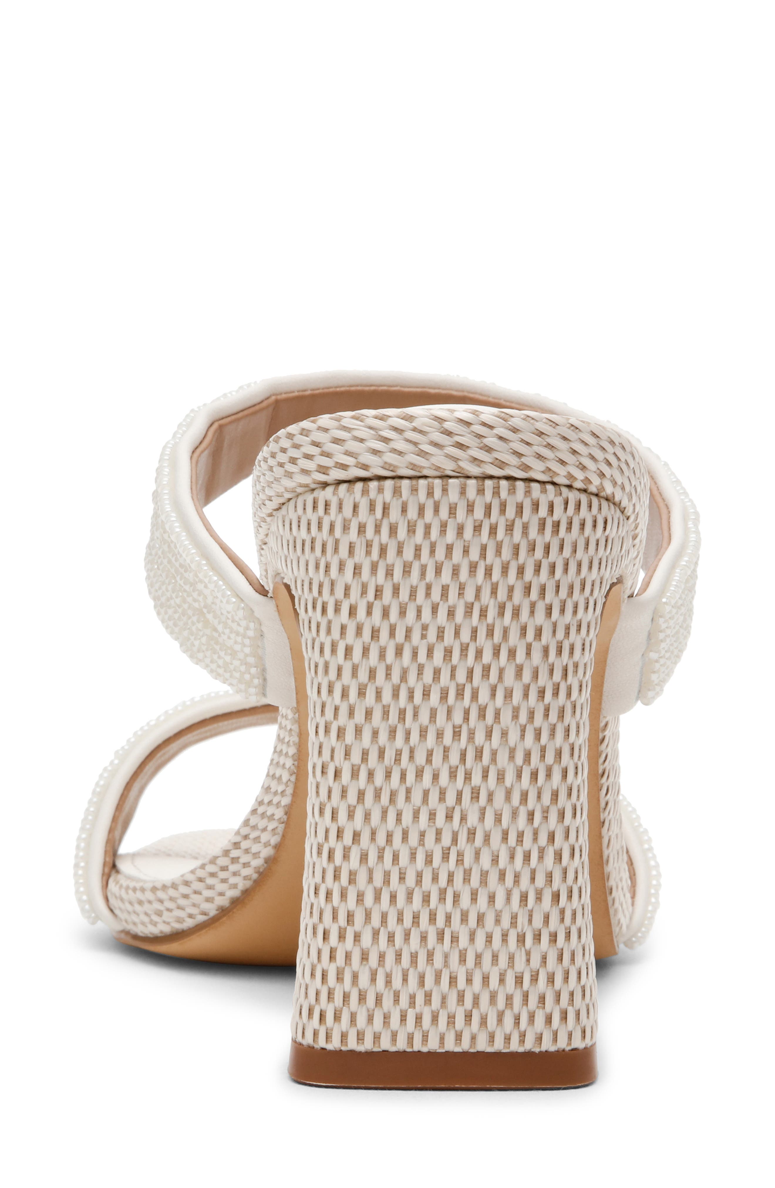 Veniss Slide Sandal, Alternate, color, IVORY
