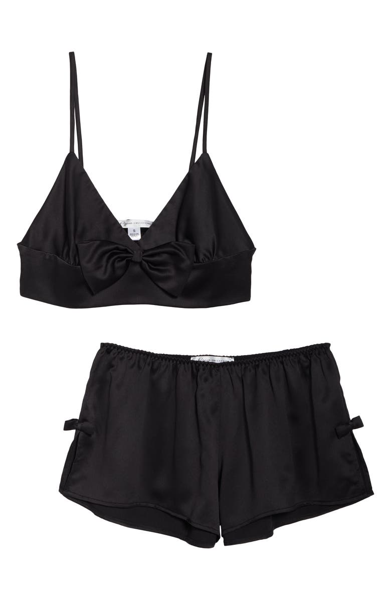 Rya Collection Shimmer Bralette & Shorts Set, Alternate, color,