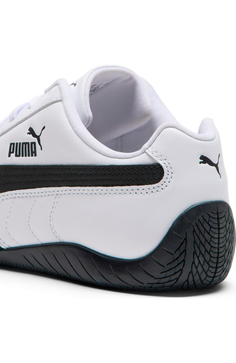 PUMA Speedcat Full Leather Sneaker, Alternate, color, Puma White/ Puma Black