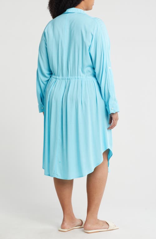 Boho Me Long Sleeve Shirtdress