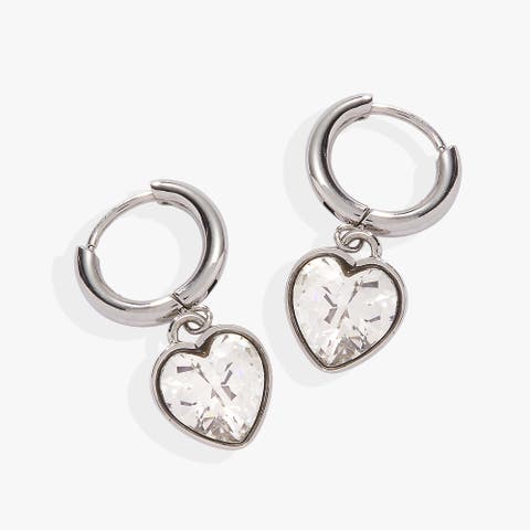Heart Huggie Earrings