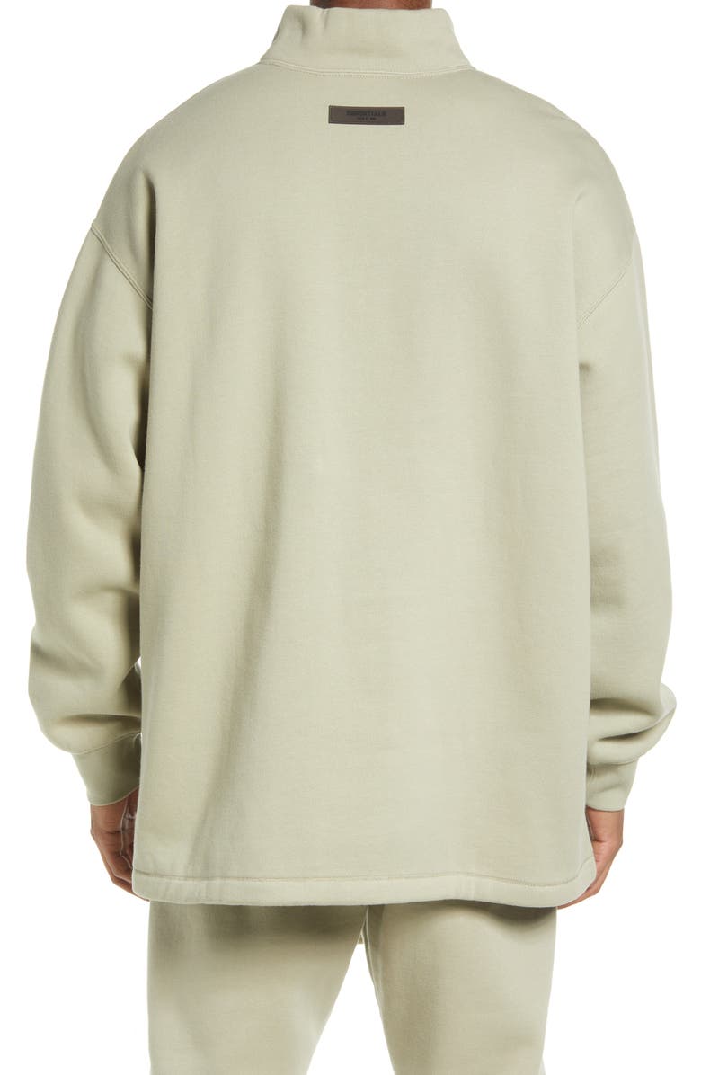 Fear of God Essentials Relaxed Mock Neck Sweatshirt, Alternate, color,