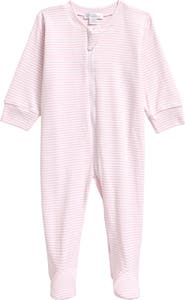 Kissy Kissy Simple Stripes Zip Footie