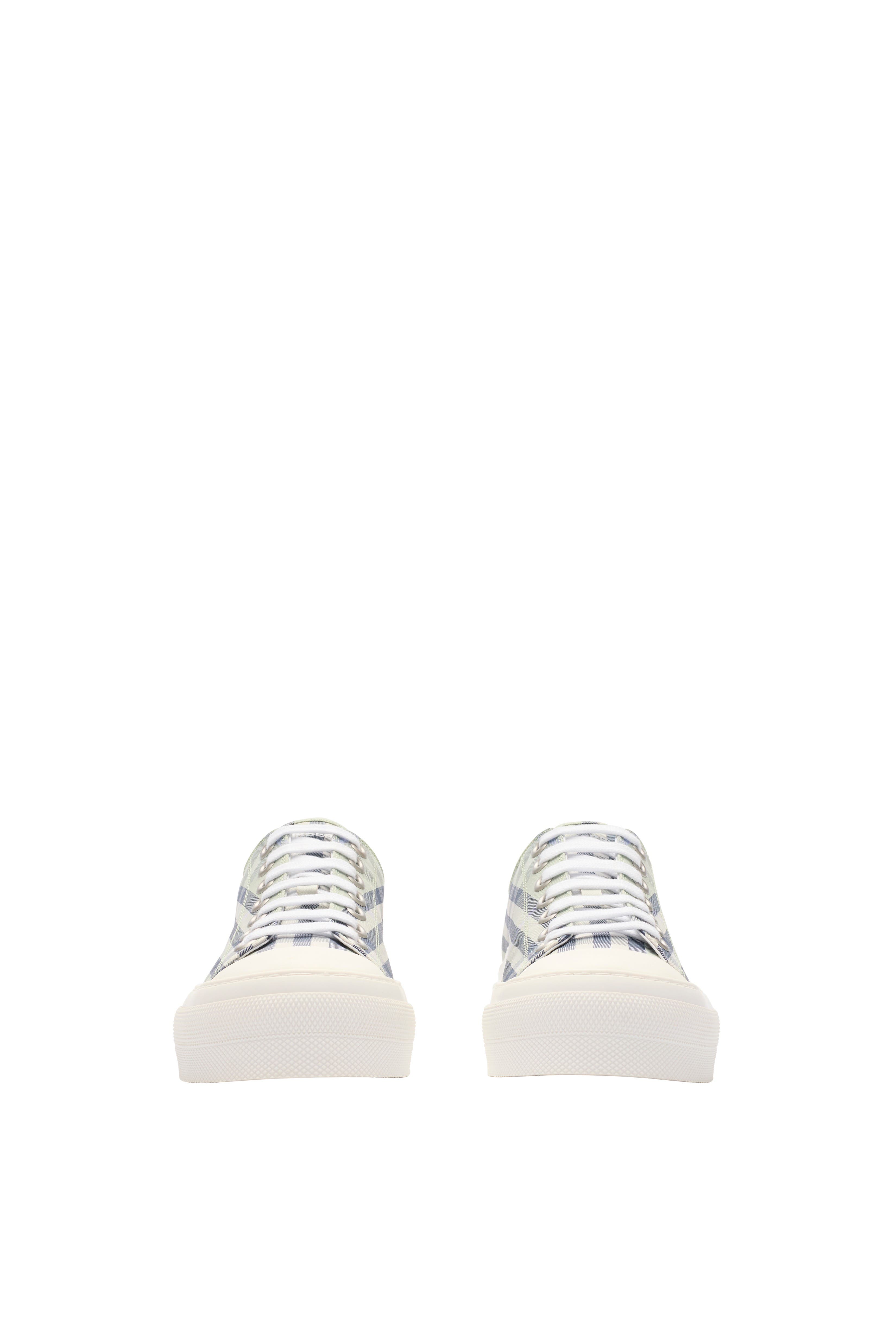Burberry Check Sneakers, Alternate, color, Seafoam Green