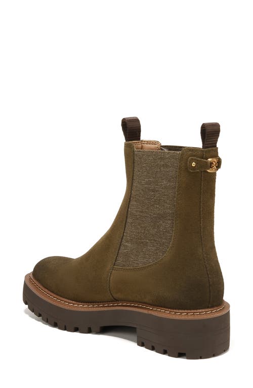 Sam Edelman Laguna Waterproof Lug Sole Chelsea Boot In Green