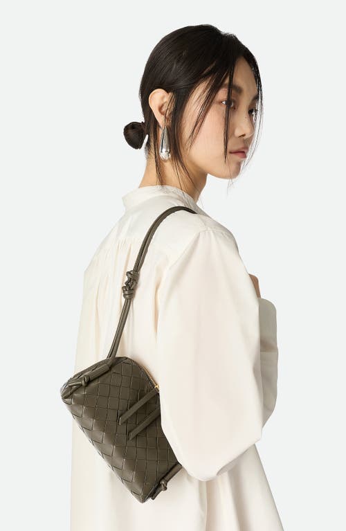 Bottega Veneta Mini Concert Intrecciato Leather Crossbody Bag