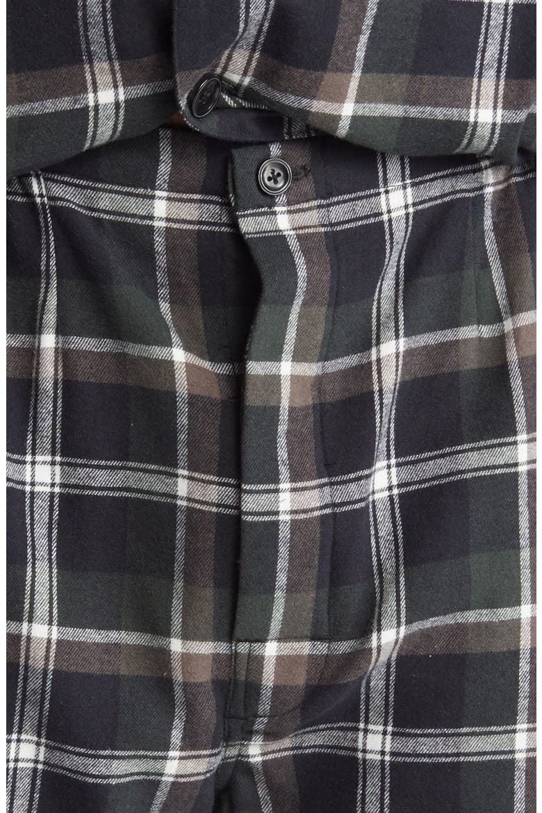 Holiday Homecoming Cotton Flannel Pajamas, Alternate, color, GREEN