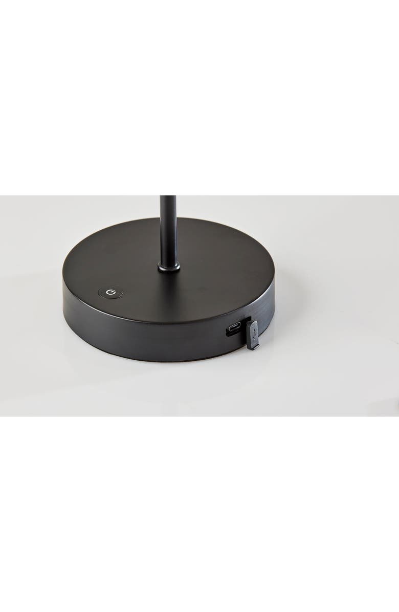 ADESSO LIGHTING Stevie LED Cordless Lamp, Alternate, color, Black